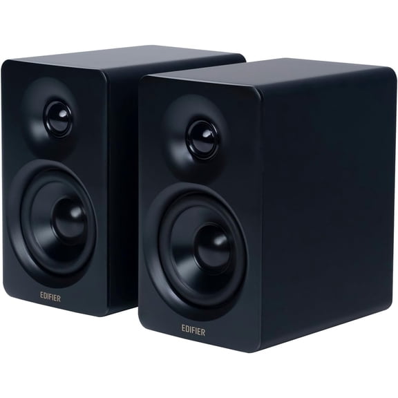 M60 Multimedia Speaker Bluetooth 5.3, 66W RMS, Hi-Res Audio & Hi-Res Wireless Audio, LDAC,3" Mid Bass & 1" Tweeter, USB-C & Aux Inputs, Compact Desktop Speaker Black