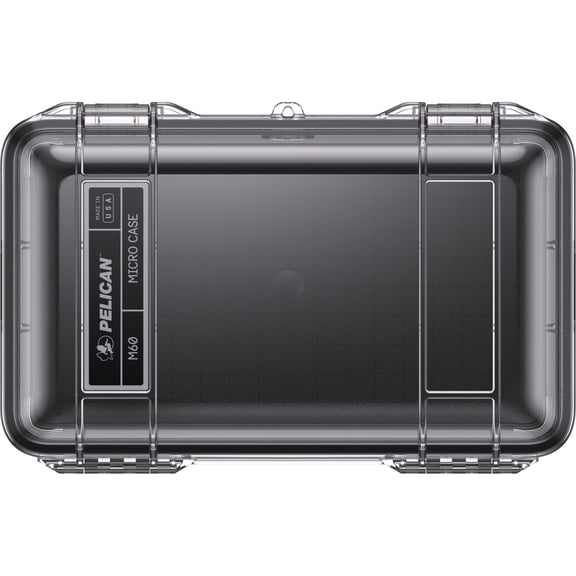Pelican Micro Cases M60 Black Clar Lid