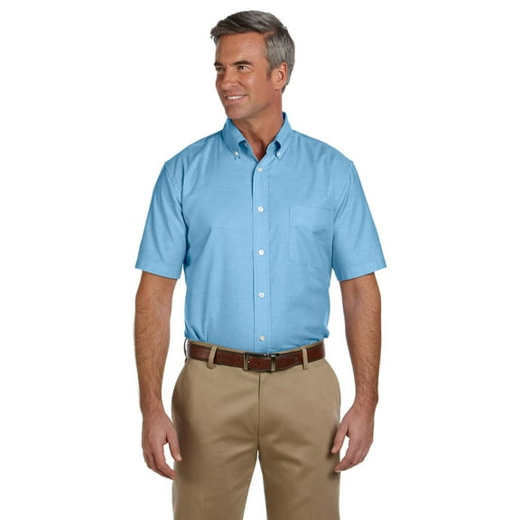 M600S Mens Satin Release Work Shirt - Light Blue - Medium