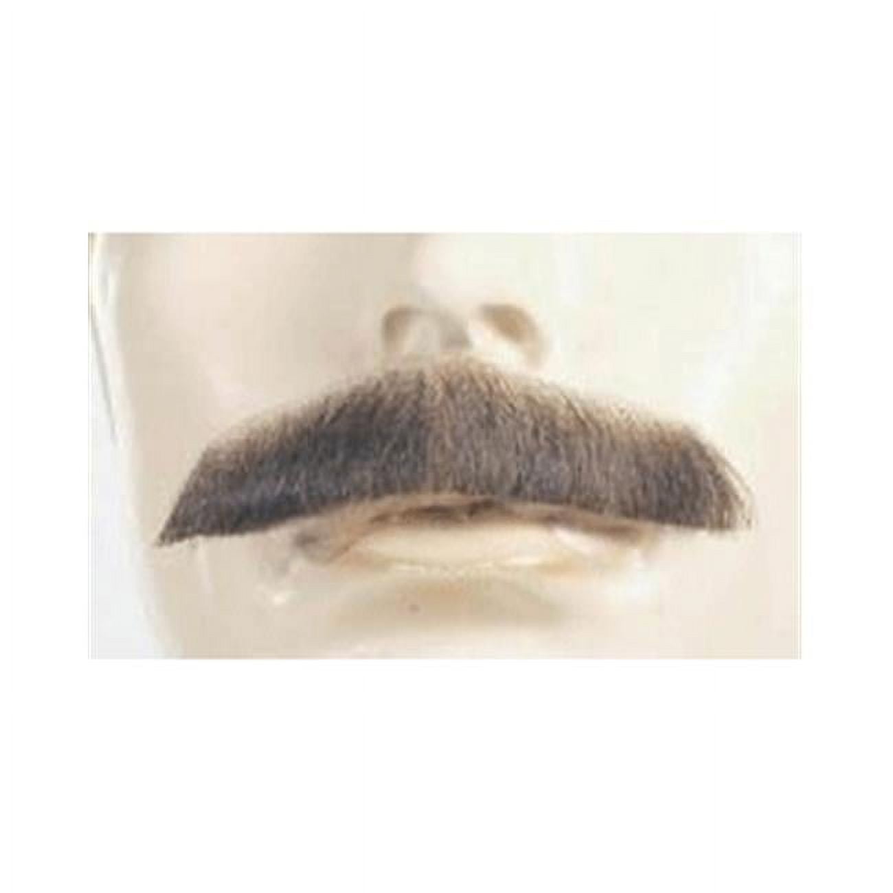 M61 Synthetic Human Hair Mustache - White