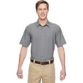 thumbnail image 1 of M610S Harriton Men's Paradise Short-Sleeve Performance Shirt Dark Grey XS, 1 of 4