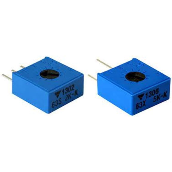 M63S101KB40  Trimmer Resistors Potentiometer and Rheostats Through Hole 3/8"SQ 100ohms 10% Single Turn Cermet :RoHS