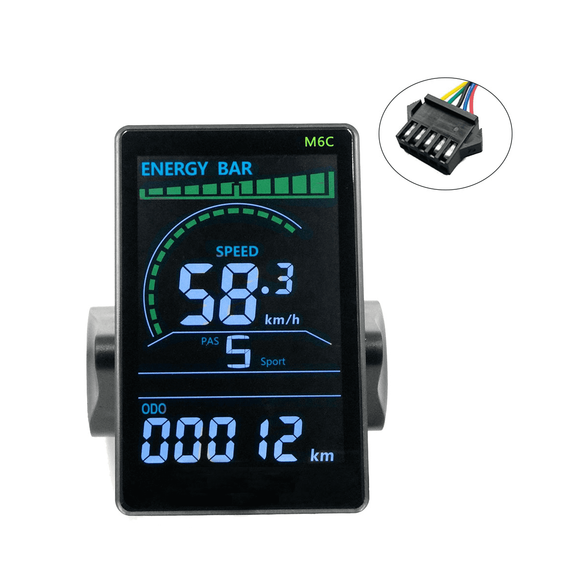 E-Bike LCD Display EN06 - 5Pin Für 22,2mm Lenker