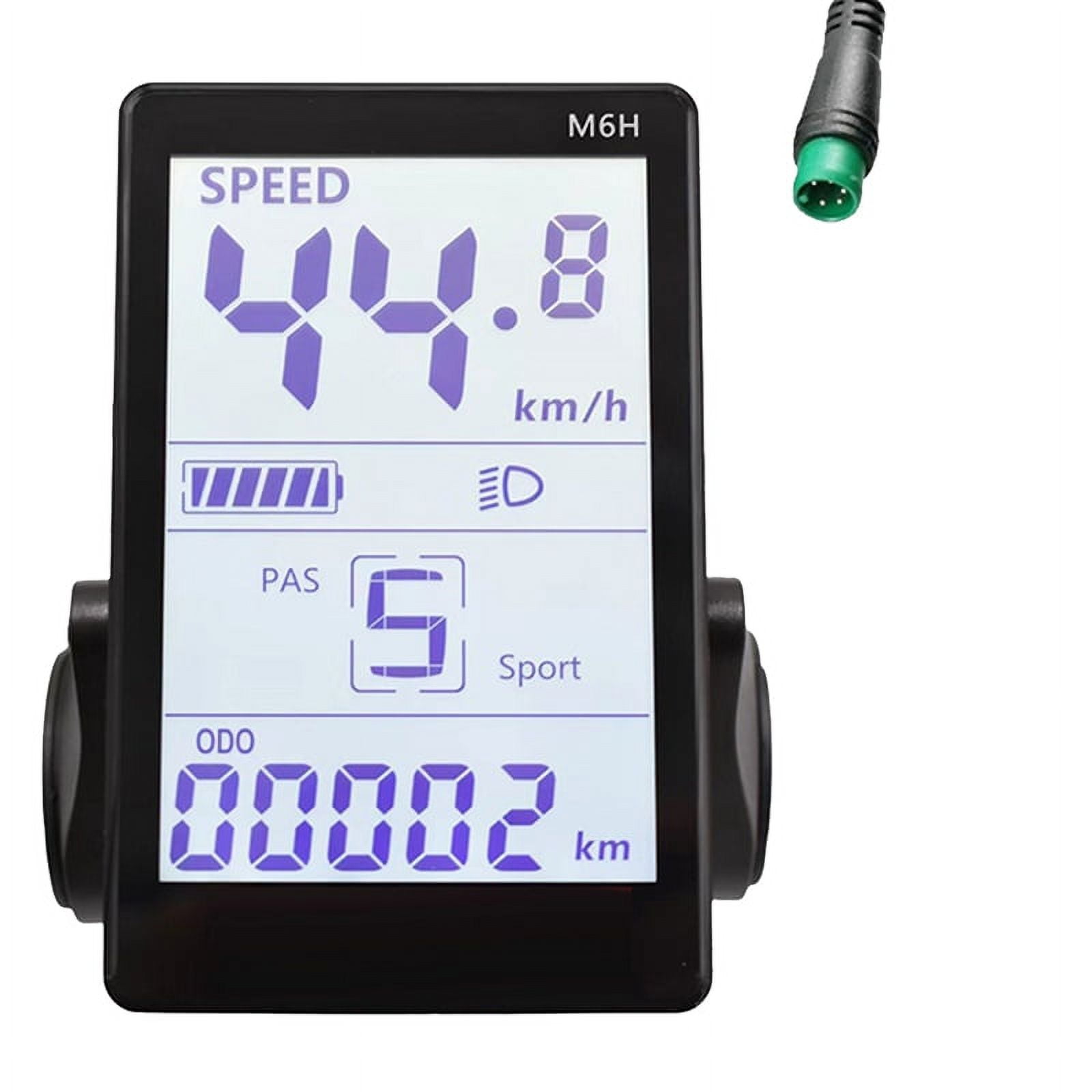 M6H Electric Bike LCD Display Meter Dashboard 24V60V Universal E