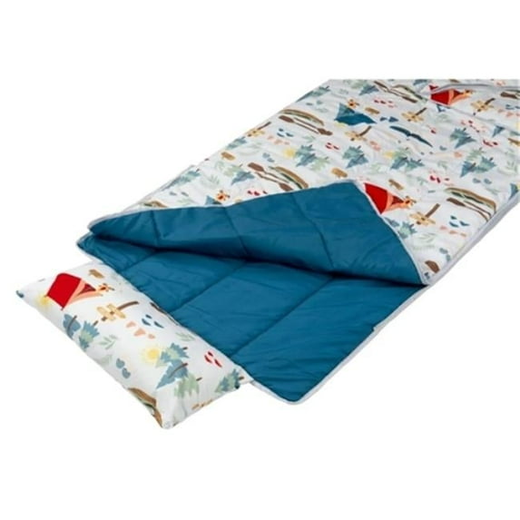 M6V-2022107838 67 x 62 in. Thomas Payne Kids Sleeping Bag with Pillow - Blue
