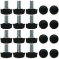 thumbnail image 1 of M6x0.39"x0.63" Leveling Feet Adjustable Leveler Floor Protector 20pcs, 1 of 7