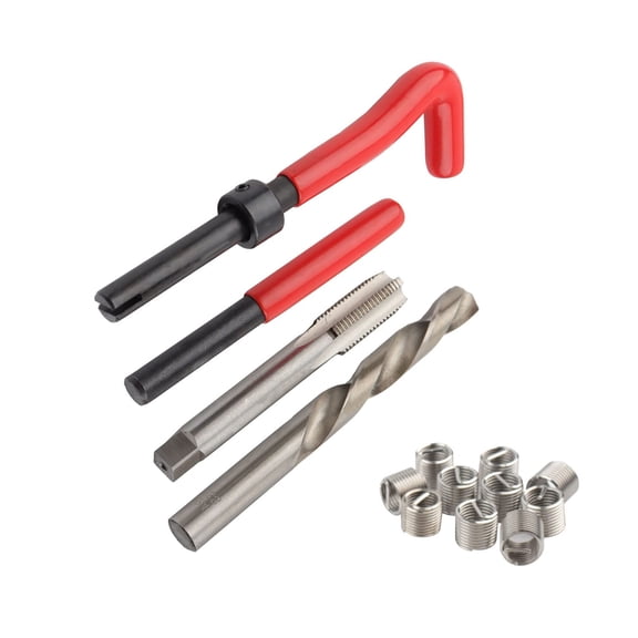 M6x1.0 Thread Repair Kit, HSS Drill Helicoil Repair Kit Metric