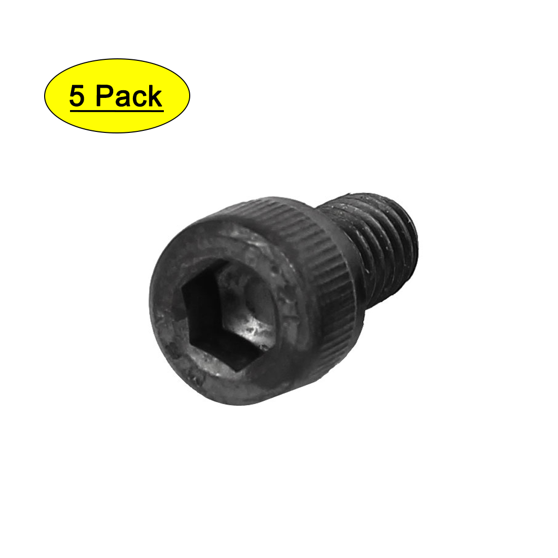 50pcs M2 X 12mm Alloy Steel Socket Head Cap Screws - 12.9 Grade, Black, Full Thread