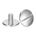 thumbnail image 1 of M6x10mm Extra Large Flat Head Slotted Screws, 5 Pack 304 Stainless Steel Bolts, 1 of 5