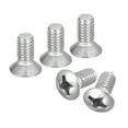 thumbnail image 1 of M6x12mm Oval Head Phillips Machine Screws, 25 Pack 304 Stainless Steel Slightly Raised Countersunk Head Screws, 1 of 5
