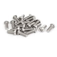 thumbnail image 1 of M6x16mm 304 Stainless Steel Button Head Torx Security Tamper Proof Screws 20pcs, 1 of 4