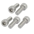 thumbnail image 1 of M6x16mm 304 Stainless Steel Left Hand Thread Hex Socket Cap Screw Fastener 5pcs, 1 of 3