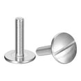 thumbnail image 1 of M6x25mm Extra Large Flat Head Slotted Screws, 2 Pack 304 Stainless Steel Bolts, 1 of 5
