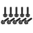thumbnail image 1 of M6x25mm Hex Serrated Flange Bolts 10.9 Grade Carbon Steel Screws 15 Pack, 1 of 5
