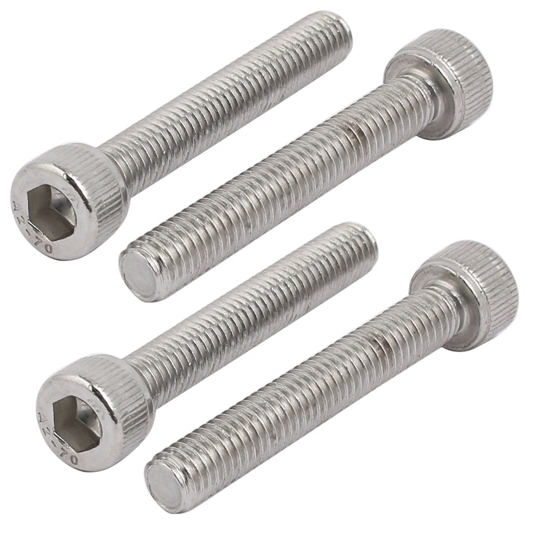 M6x40mm 304 Stainless Steel Left Hand Thread Hex Socket Cap Screw ...
