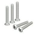thumbnail image 1 of M6x40mm Oval Head Phillips Machine Screws, 50 Pack 304 Stainless Steel Slightly Raised Countersunk Head Screws, 1 of 5