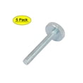 thumbnail image 1 of M6x45mm Thread Carbon Steel Knurled Round Head Thumb Screws Silver Blue 5pcs, 1 of 5