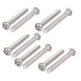 thumbnail image 1 of M6x50mm 304 Stainless Steel Button Head Torx Security Tamper Proof Screws 10pcs, 1 of 5