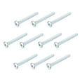 thumbnail image 1 of M6x60mm Furniture Screw Hex Socket Cap Machine Screws Zinc Plated Fasteners Bolts Full Thread Carbon Steel 10 Pcs, 1 of 4