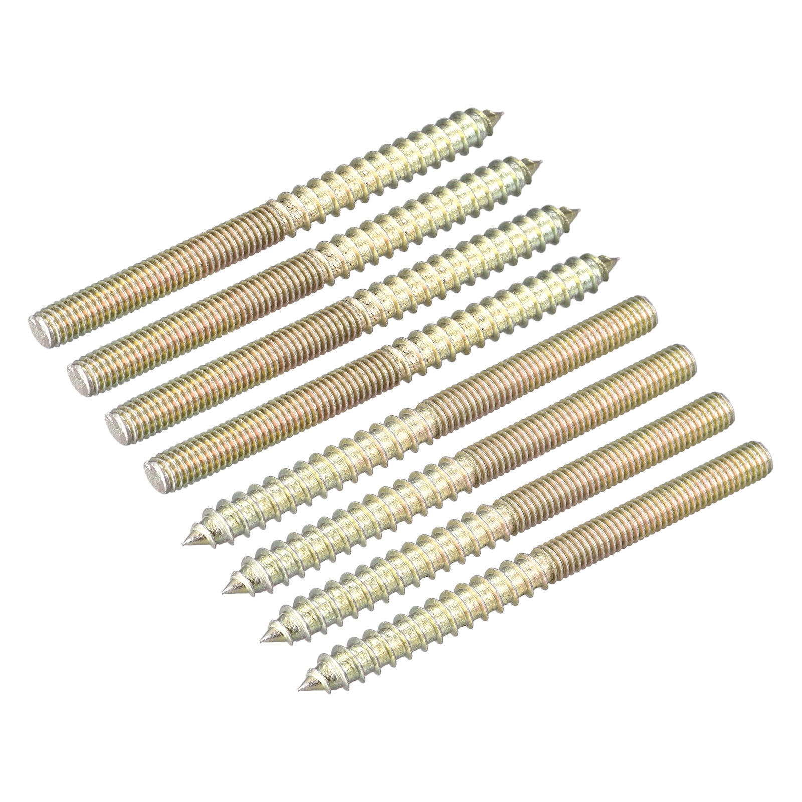 5/16-18x1-1/2 Hanger Bolts, 8 Pack Double Ended Screws Wood Dowel Screws