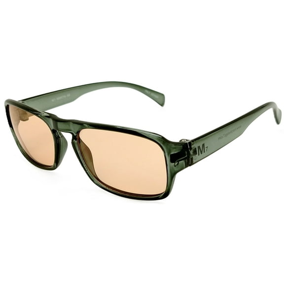 M7 Adult Ultimate Computer & Driving Glasses Martin Large Square Crystal Gray