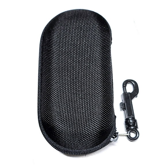 M7 Ballistic Nylon Sunglass case zipper travel with clip Large size