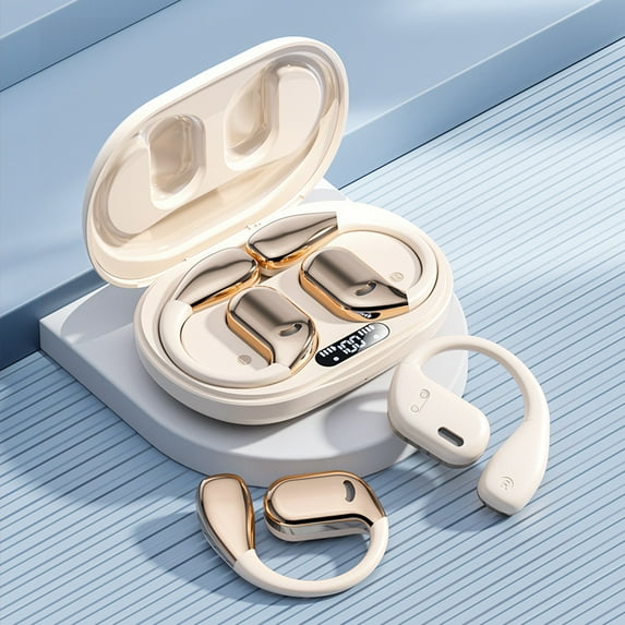 M75 intelligent hanging ear AI translation Bluetooth touch earphone, suitable for 144 languages and accents, no subscription required, is an ideal gift for travel, business, and learning