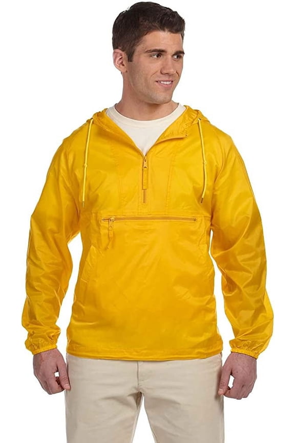 M750 Harriton Adult Packable Nylon Jacket Sunray Yellow M