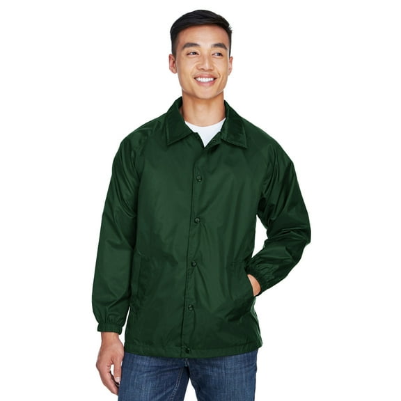 M775 Harriton Adult Nylon Staff Jacket Sunray Dark Green 4XL