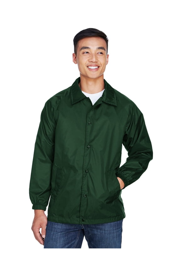 M775 Harriton Adult Nylon Staff Jacket Sunray Dark Green 4XL