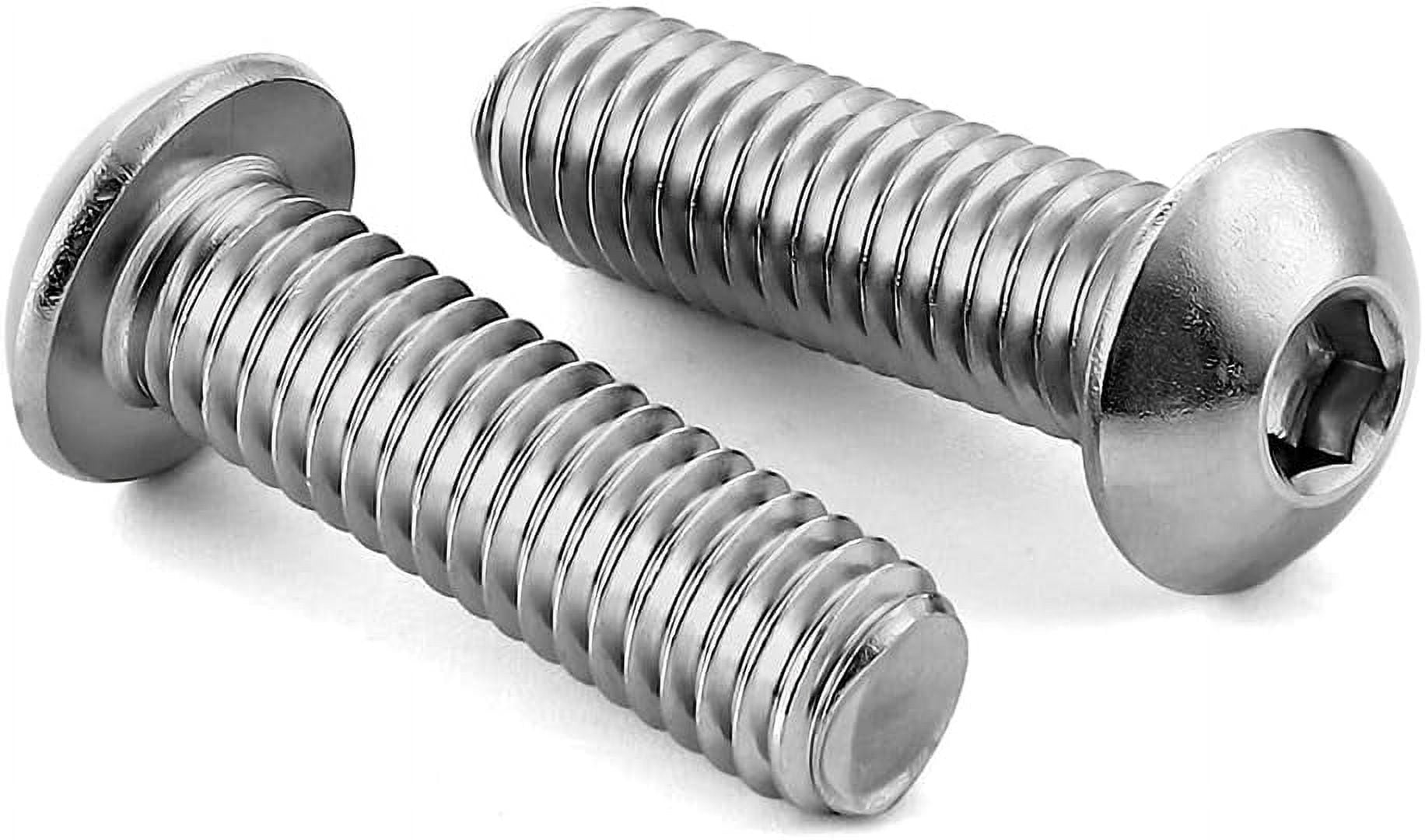 M8 -1.25x40mm Button Head Socket Caps Screws 12.9 Alloy ISO 7380 Zinc