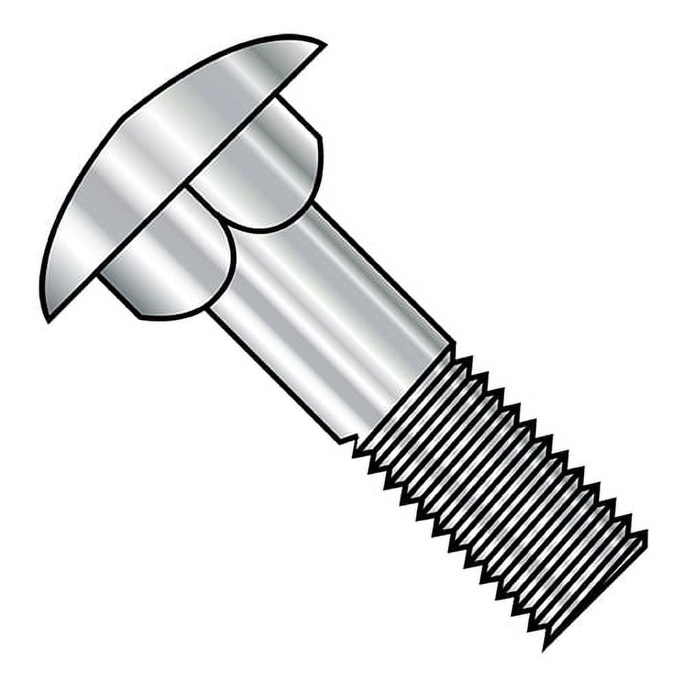 M8-1.25X35 Metric DIN603 Carriage Bolt Partial Thread A4 Stainless Steel (Pack Qty 200) BC-M835D603A4