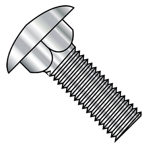 M8-1.25X70 Metric DIN603 Carriage Bolt Full Thread A2 Stainless Steel (Pack Qty 300) BC-M870D603A2