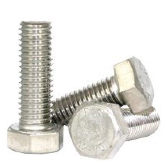 M8-1.25x20 MM DIN 933 Metric Stainless A2 70 HEX Head Bolt/Screw,/933 (Quantity: 100) Size: M8-1.25 | Length: 20mm | |