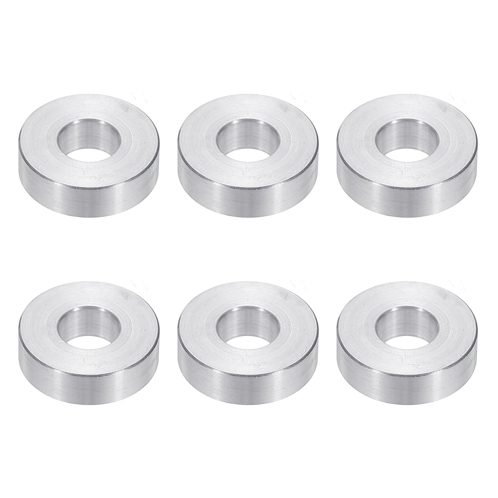 PATIKIL 5 Aluminium Abstandshalter – M10, 10,5 Mm Innen- X 20 Mm Außen- X 15 Mm Länge, Für 3/8" Bolzen