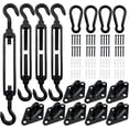 thumbnail image 1 of M8 Heavy Duty Sun Shade Sail Fixing Kit for Garden Triangle and Square, Rectangle - 304 Stainless Steel Sun Shade Sail Fixing Hardware Accessories Kit (Fixing Kit a - 2x4x2) D, 1 of 5