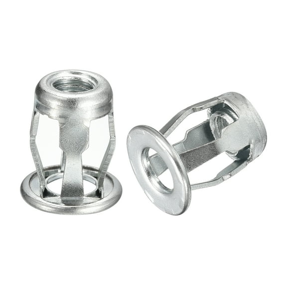 M8 Jack Nuts, 10 Pack Threaded Insert Nut Carbon Steel Rivet Nuts, 21mm Length