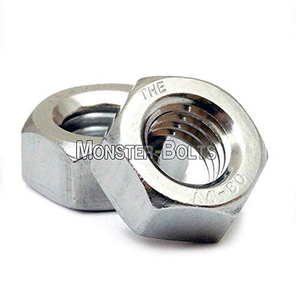 M8 Nuts, DIN 934, Marine Grade Stainless Steel, 25 Pack