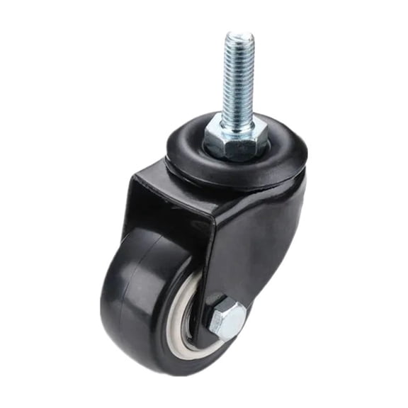 M8 Office Chair Caster Wheels 1.5 Inch Mute Swivel Rubber Caster Wheels Replacement Soft Safe Rollers Furniture Hardware Wheels ,Quiet and Smooth