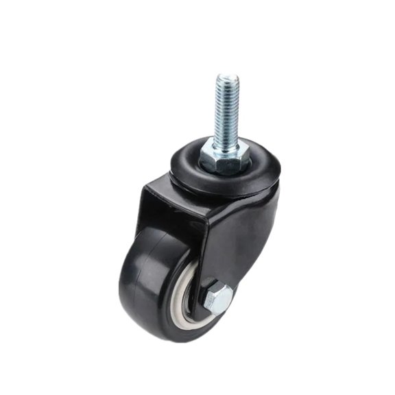 M8 Office Chair Caster Wheels 1.5 Inch Mute Swivel Rubber Caster Wheels Replacement Soft Safe Rollers Furniture Hardware Wheels ,Quiet and Smooth