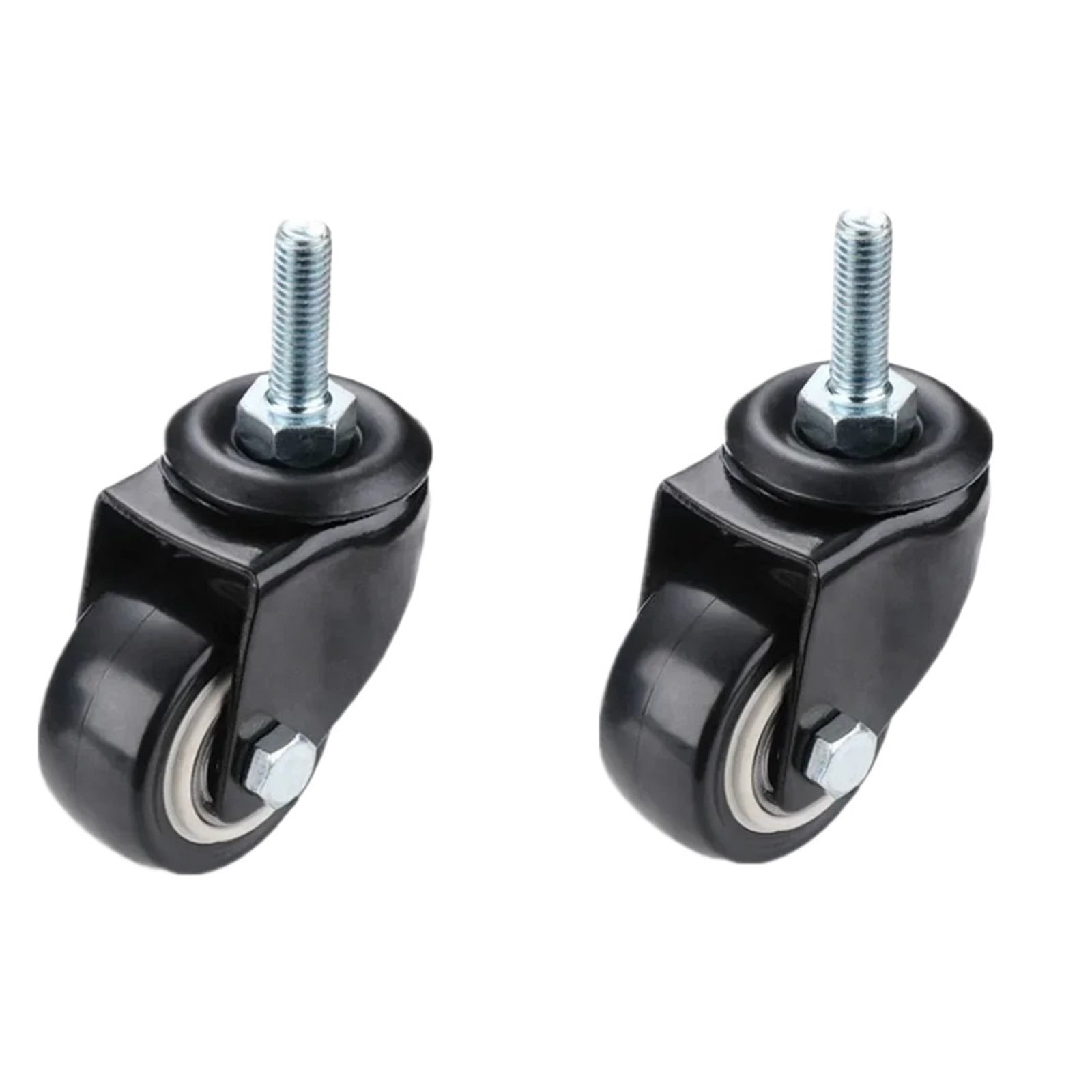 M8 Office Chair Caster Wheels 1.5 Inch Mute Swivel Rubber Caster Wheels Replacement Soft Safe Rollers Furniture Hardware Wheels ,Reliable