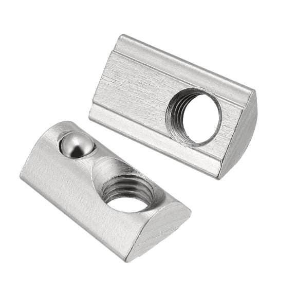 M8 Roll Ball Elastic Nuts for 4040 Series Aluminum Extrusion Profile for 8mm T Slot 4 Pcs