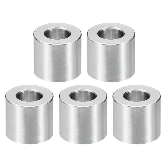 M8 Stainless Steel Spacers, 5Pcs Metal Spacer Stainless Steel 8.2mm ID x 16mm OD x 16mm L for 5/16" or M8 Screw
