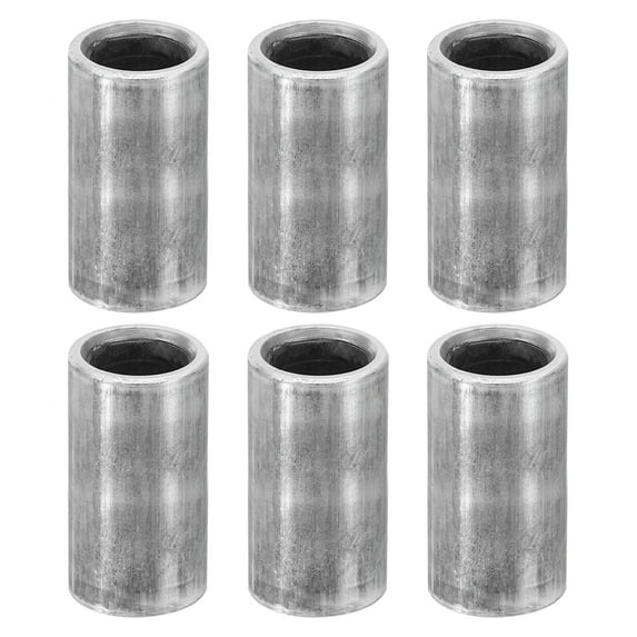 M8 Steel Spacers, 6 Pcs Metal Spacers Steel 8.1mm ID x 12mm OD x 25mm L Spacer Screw Standoff Round for 5/16in or M8