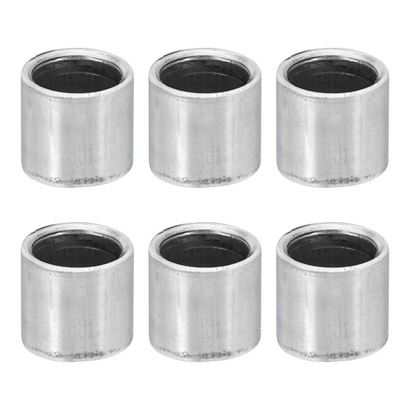 M8 Steel Spacers, 6 Pcs Metal Spacers Steel 8.2mm ID x 11mm OD x 10mm L Spacer Screw Standoff Round for 5/16in or M8