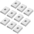 thumbnail image 1 of M8 T-Slot Nuts Aluminum Sliding Blocks for Woodworking T-Track System Universal Tool Clamps Fastening Accessories for Woodworking Machinery, 10Pcs Slider, 1 of 3