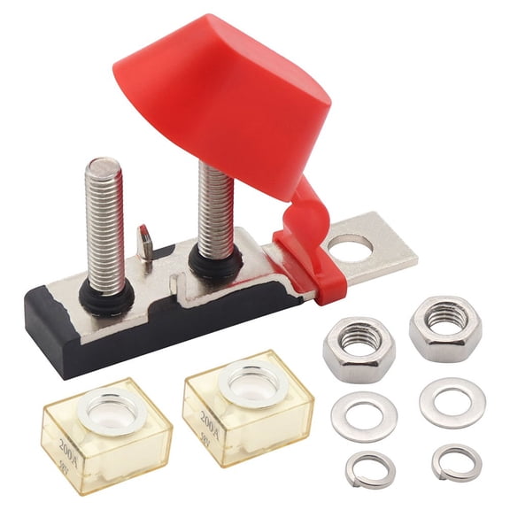 M8 Terminal Mount Fuse Block Kit 30A-300A 58V Water Proof Fuse Battery Terminal