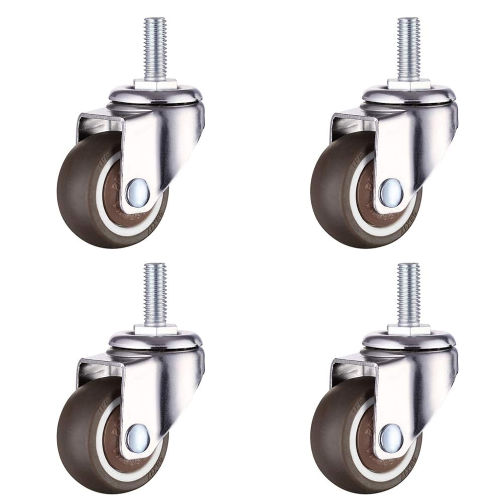 M8 Thread, 20kg/44lbs Capacity per Wheel Brake-Enabled & Non-Brake ...