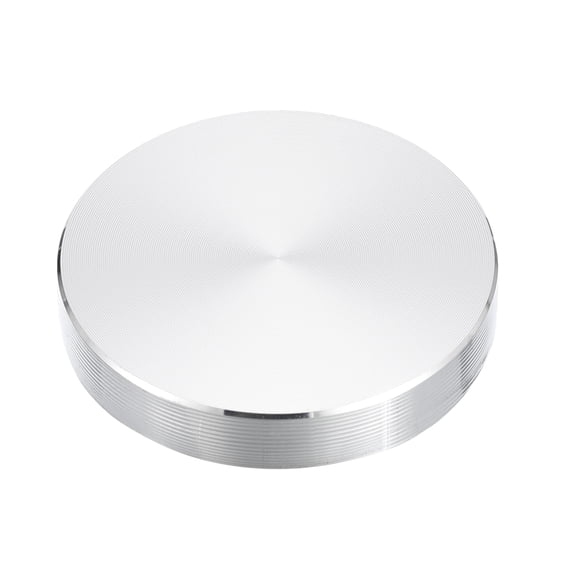 M8 Thread 40mm Diameter Round Shape Aluminum Disc Hardware 1pack Aluminum Circle Disc Glass Top Adapter for Glass Table