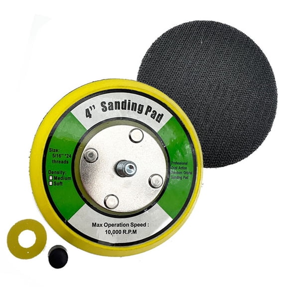 M8 Thread 4Inch Polishing Sanding Pad Sander Disc Backer Plate Hook&Loop For Grinder For Abrasive Disc Sandpaper Buffing Pads